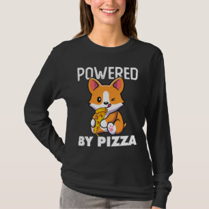 Corgi isst Pizza Lustiger Corgi Pizza 88 T-Shirt