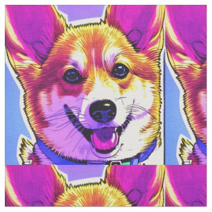 Corgi ist hell, fett stoff