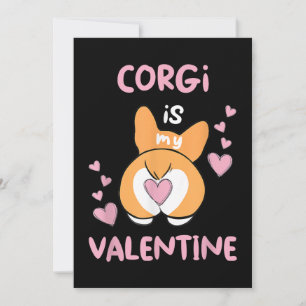 Corgi ist mein Valentine Feiertagskarte