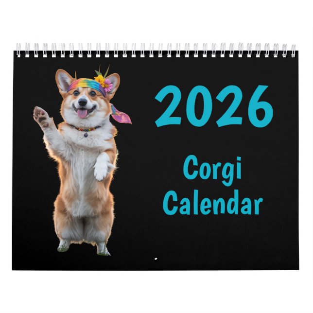 Corgi-Kalender Kalender (Titelbild)