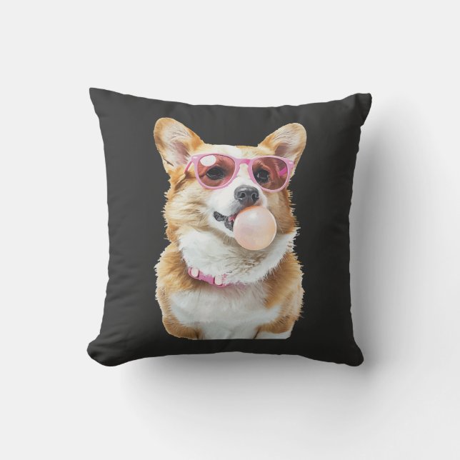 Corgi    kissen (Vorderseite)