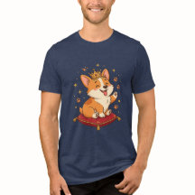 Corgi König Süßer Corgi Hundeliebhaber Königskrone