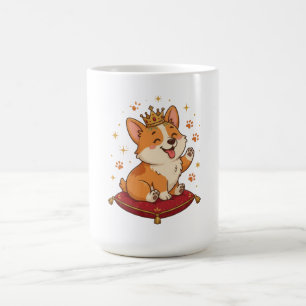 Corgi-König-Tasse Süßes Corgi-Fan-Geschenk Königsk Kaffeetasse