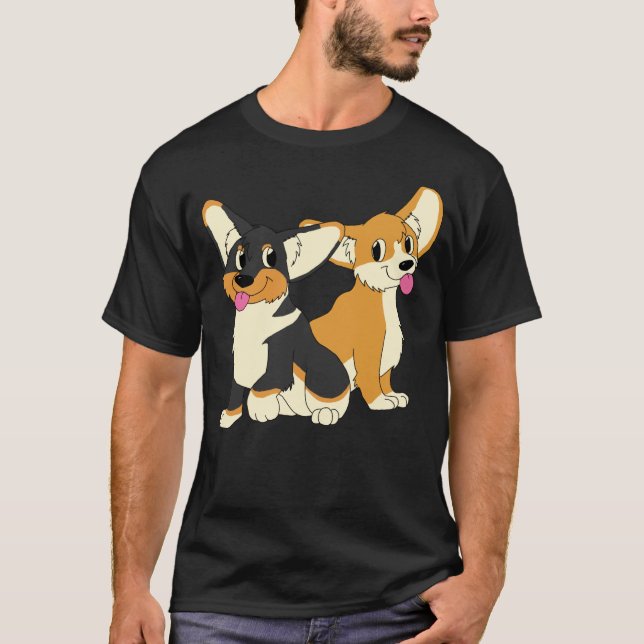 Corgi-Kumpel T-Shirt (Vorderseite)