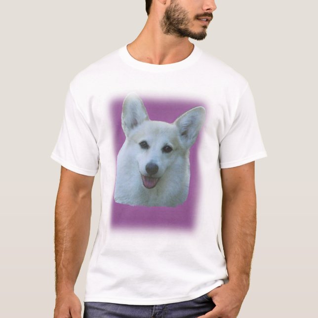 Corgi-Lächeln T-Shirt (Vorderseite)