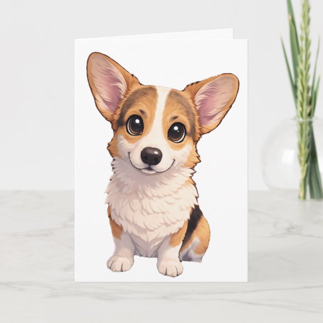Corgi-Leerkarte  Karte (Vorderseite)