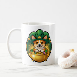 Corgi Leprechaun Pot of Gold St. Patrick’s Day T Kaffeetasse