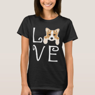 Corgi-Liebe Entspannt T-Shirt