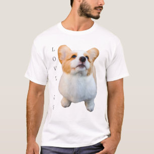 Corgi Liebe ist Hunde Mama Vater T-Shirt Welpen Ha