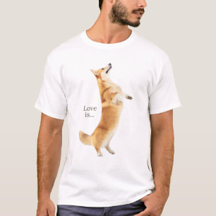 Corgi Liebe ist Hunde Mama Vater T-Shirt Welpen Ha