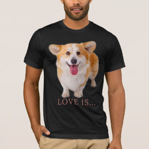 Corgi Liebe ist Hunde Mama Vater Welpen Haustiere T-Shirt