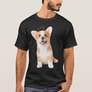 Corgi Liebe ist Hundemama Vater Welpe Haustier Fra T-Shirt