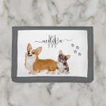Corgi Liebe Watercolor Monogram Personalisiert Tri-fold Geldbeutel<br><div class="desc">Dieses Design kann in dem Bereich personalisiert werden, der durch das Ändern des Fotos und/oder Textes zur Verfügung gestellt wird. Sie können auch angepasst werden, indem Sie auf Vorlage personalisieren klicken und dann auf die Schaltfläche klicken, um weitere Optionen anzupassen, um die Hintergrundfarbe zu löschen oder zu ändern, Text hinzuzufügen,...</div>