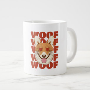 CORGI LIEBE wuff Jumbo-Tasse