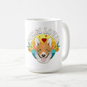 CORGI LIEBHABER Regenbogen Kaffeetasse