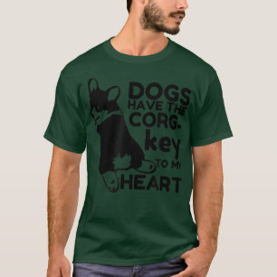 Corgi liebt Hunde liebt Mama Pelze Eltern T-Shirt
