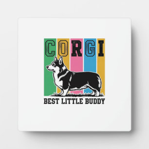 Corgi Love Shirt Vintage Gravur Hund Silhouette_ Fotoplatte