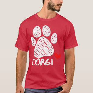 Corgi Lover Dog Reds I Liebe Corgi Puppy Parent-5 T-Shirt