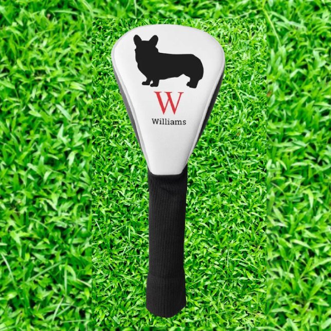 Corgi Lovers Golf Head Cover Golf Headcover (Show off your love for Corgis on the golf course with this adorable Corgi Lovers Golf Head)