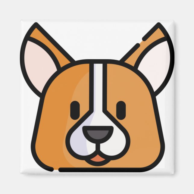 Corgi Magnet (Vorne)