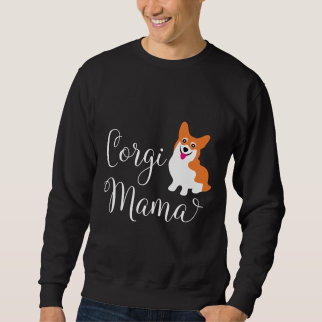 Corgi Mama 130 Sweatshirt (Vorderseite)