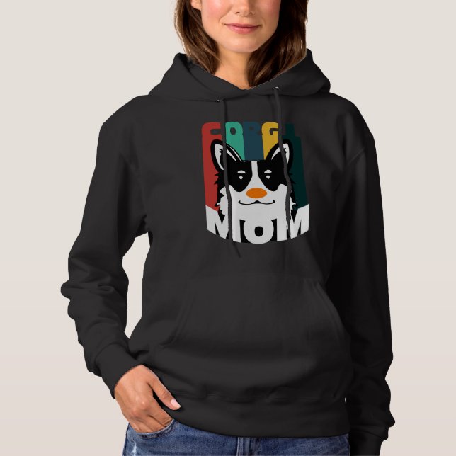 Corgi Mama 488 Hoodie (Vorderseite)