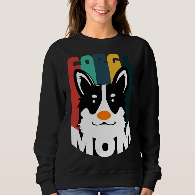 Corgi Mama 488 Sweatshirt (Vorderseite)