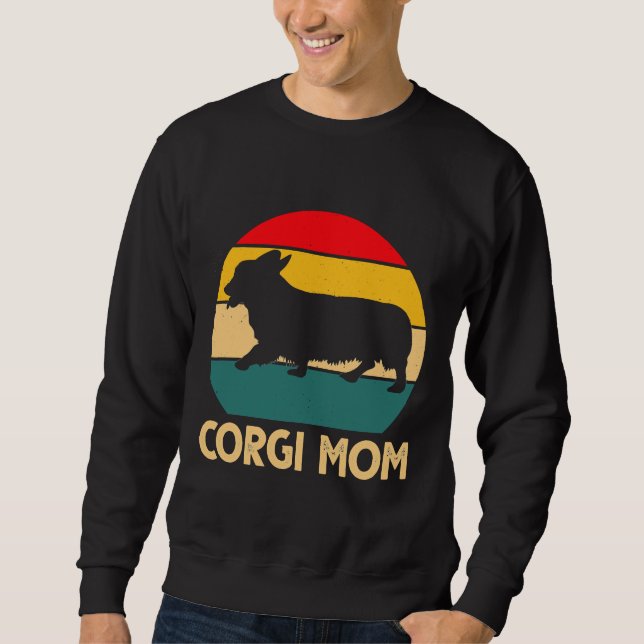 Corgi Mama 596 Sweatshirt (Vorderseite)