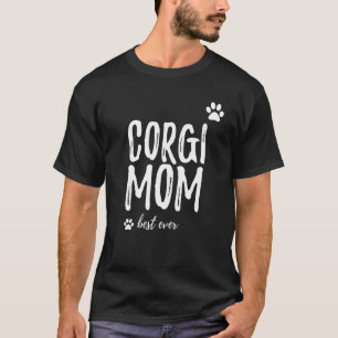 Corgi-Mama allerbeste Hundefrau T-Shirt