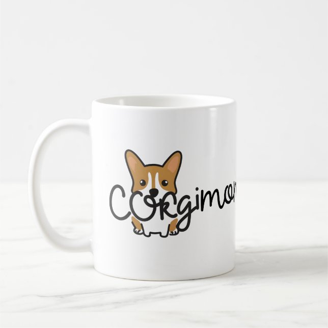 Corgi Mama Corgi Welsh Corgi Dog Eigentümer Kaffeetasse (Links)