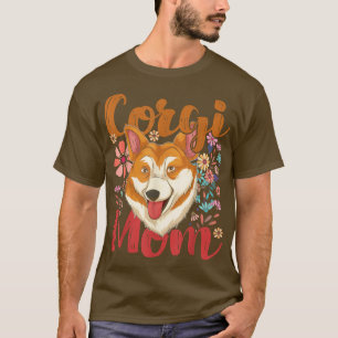 Corgi Mama Dog Eigentümer Haustier Süße Tier Dog L T-Shirt