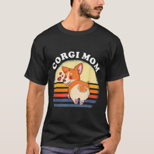 Corgi Mama Dog Paw Dog Besitzer Hund T-Shirt