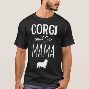 Corgi Mama Haustier Hund T-Shirt