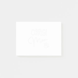 Corgi Mama Haustiere Geschenke für Corgi Hunde Lie Post-it Klebezettel