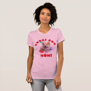 Corgi Mama Hund Beste Hundemutter je T-Shirt