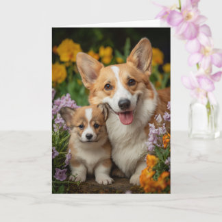 Corgi Mama Muttertagsliebe Karte
