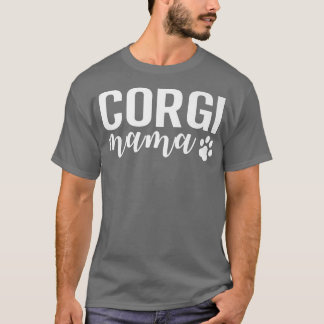 Corgi Mama Niedlicher Hund Mama359 T-Shirt