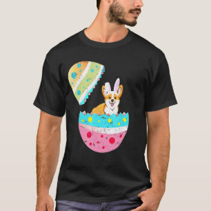 Corgi-Mama-Osterhasen-Kostüm Ostertag T-Shirt