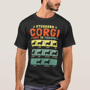 Corgi Mama Papa Stur Vintage Tricks T-Shirt
