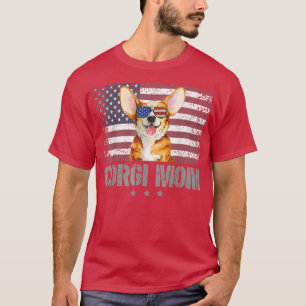 Corgi Mama RetroUSA 4. Juli Sunglass American F T-Shirt