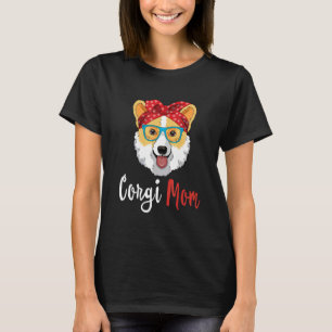 Corgi-Mama-Shirt Welpen-Mama-Hundemama-Fan-Geschen T-Shirt