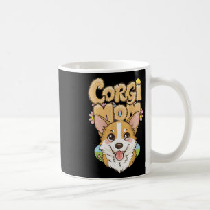 Corgi Mama Spring Floral Design - Osterkorgi Liebe Kaffeetasse