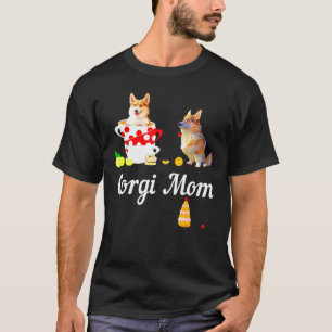 Corgi-Mama-T-Shirt Verrückte Hatters-Teeparty Corg T-Shirt