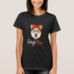 Corgi Mama Welpenmutter Hundemama T-Shirt