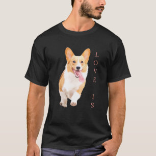 Corgi Männer Frauen Kinder Liebe ist Hund Mama Vat T-Shirt