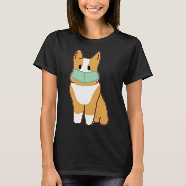 Corgi Mask T-Shirt (Vorderseite)