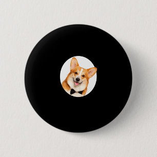 Corgi-Merkmale T-Shirt Button