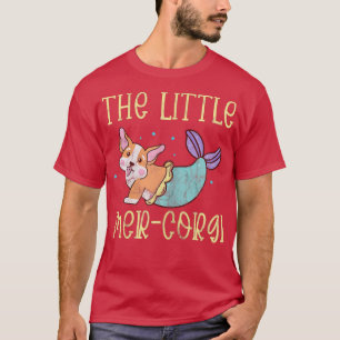 Corgi Mermaid Der kleine MerCorgi Dog Lover Kawaii T-Shirt