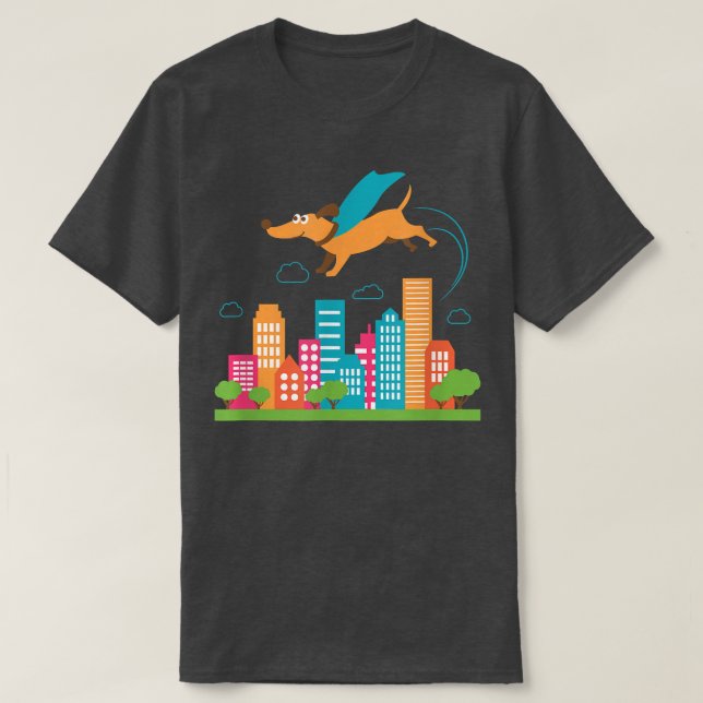 Corgi Mied Breed Mutt Hundebüschelfliege T-Shirt (Design vorne)