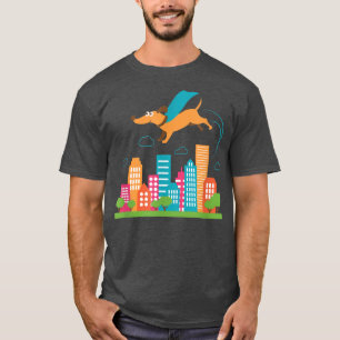 Corgi Mied Breed Mutt Hundebüschelfliege T-Shirt